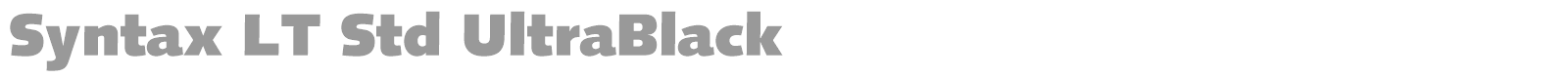Syntax LT Std font preview