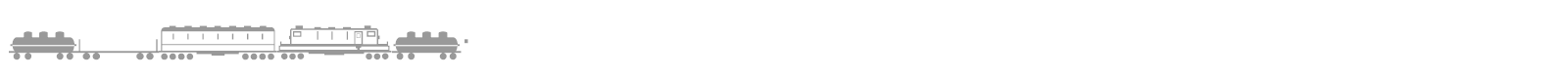 Trains font preview