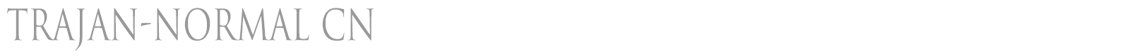 Trajan font preview