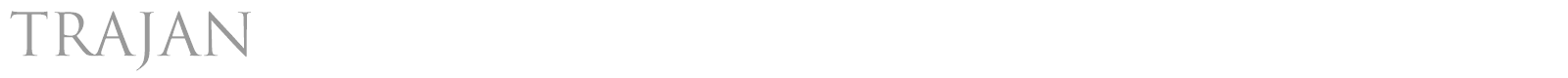 Trajan font preview