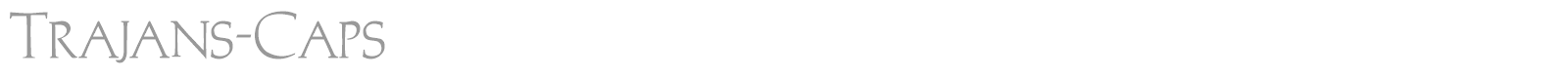 Trajan font preview