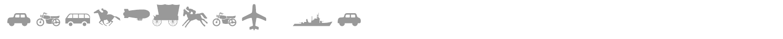 Transport MT font preview