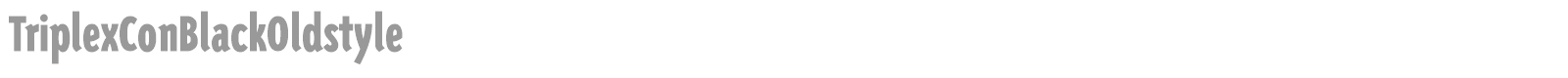 Triplex font preview