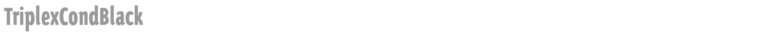 Triplex font preview