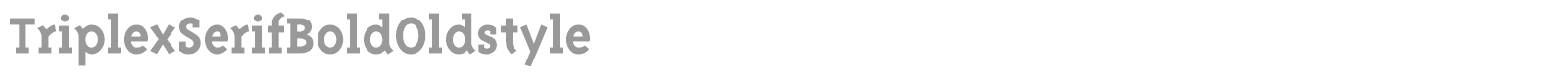 TriplexSerif-ExtraBold font preview