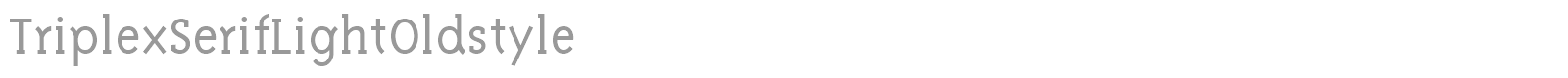 TriplexSerif-ExtraBold font preview
