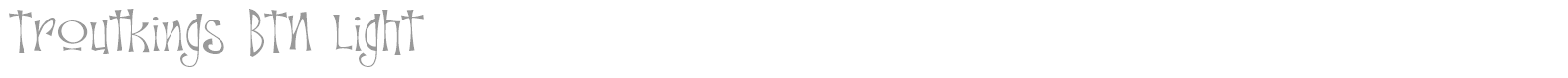 Troutkings BTN font preview
