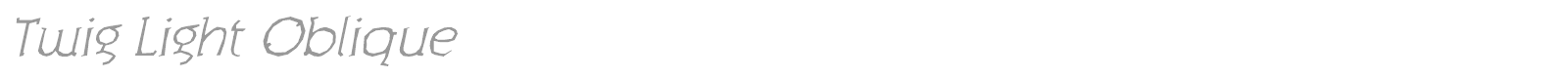 Twig font preview