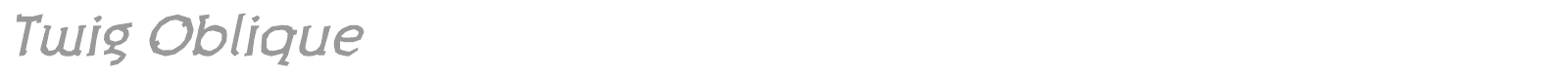 Twig font preview
