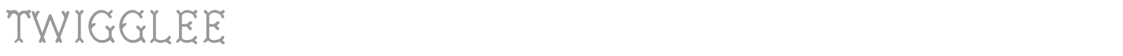 Twigglee font preview
