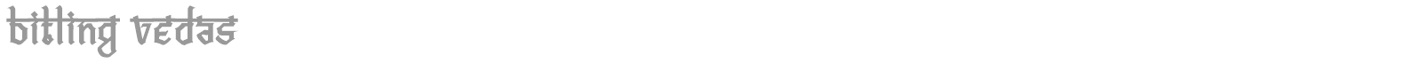 Bitling vedas font preview