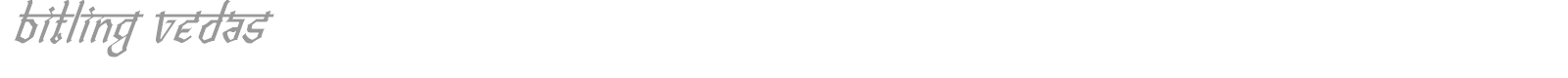 Bitling vedas font preview