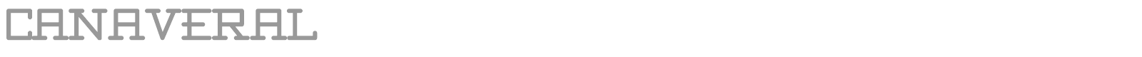 Canaveral font preview