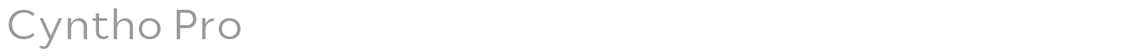 Cyntho Pro font preview