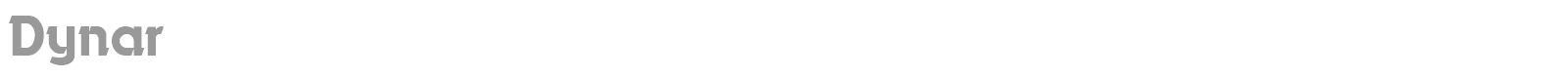 Dynar font preview