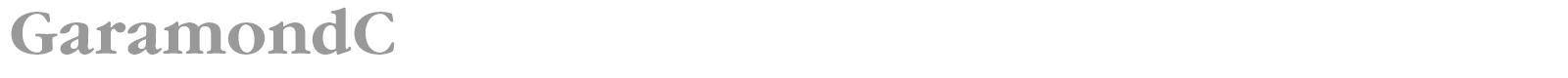 GaramondC font preview