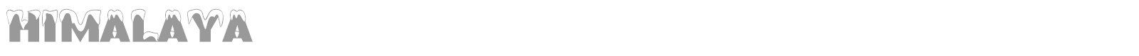 Himalaya font preview