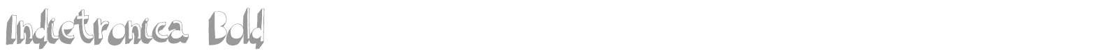 Indietronica font preview