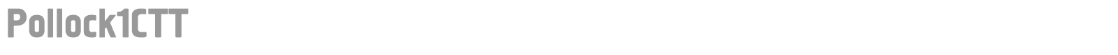 Pollock1C font preview