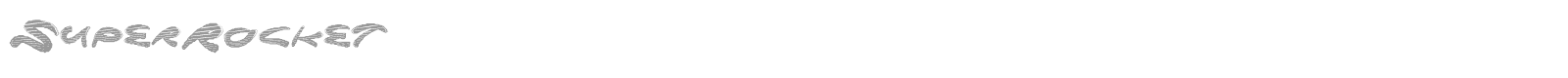 Super Rocket font preview
