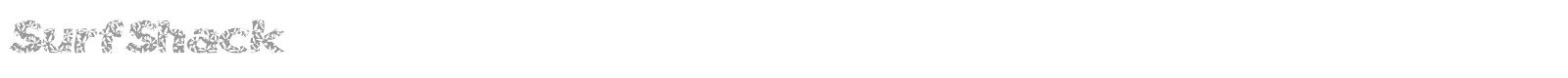 Surf Shack font preview