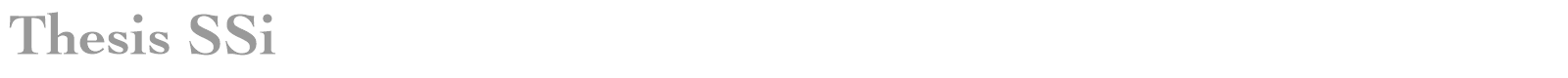 Thesis SSi font preview