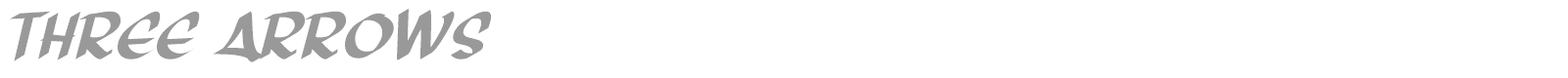 Three Arrows font preview