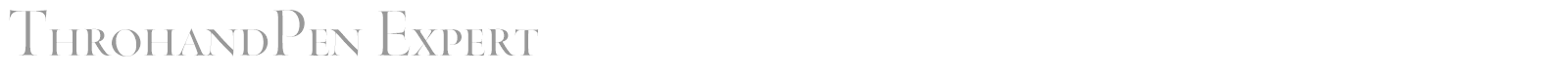 ThrohandPen font preview