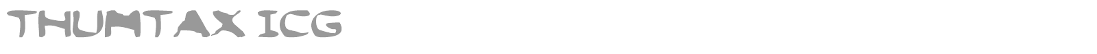 Thumtax ICG font preview