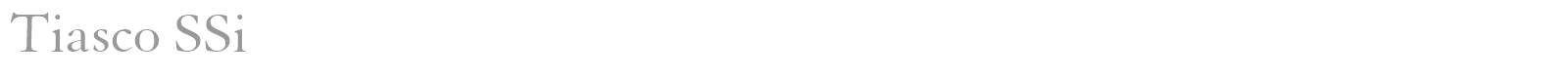 Tiasco SSi font preview