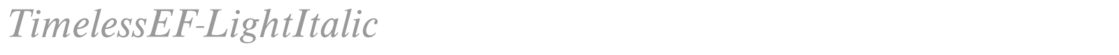 TimelessEF-Bold font preview
