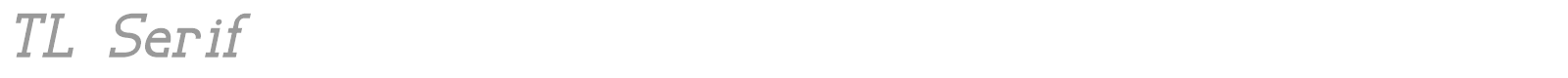 TL Serif font preview