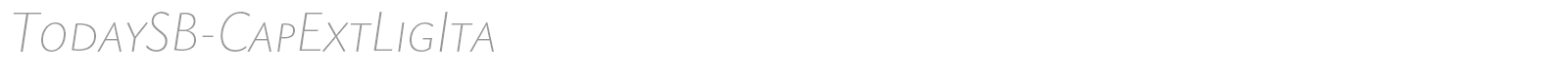 TodaySB-Bold font preview