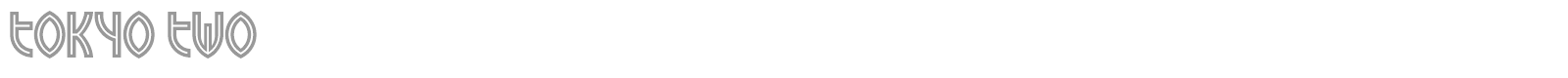 Tokyo font preview