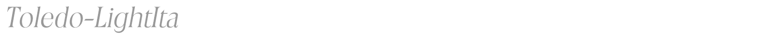 Toledo-Regular font preview