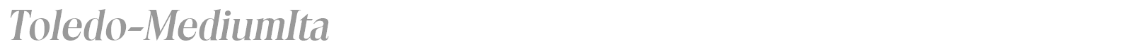 Toledo-Regular font preview
