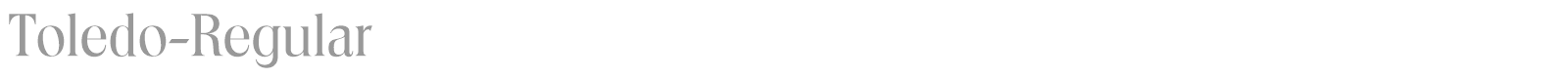 Toledo-Regular font preview