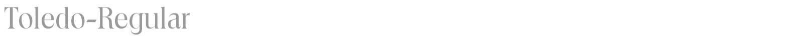 Toledo-Regular font preview