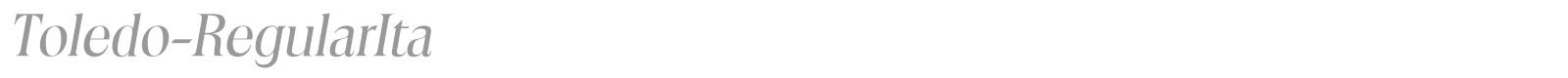 Toledo-Regular font preview