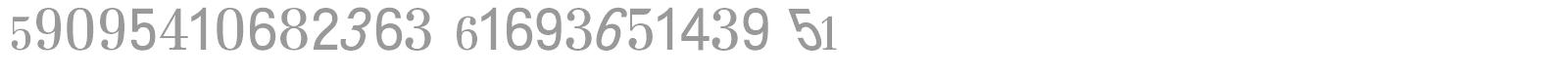 Topographische Zahlentafel BQ font preview