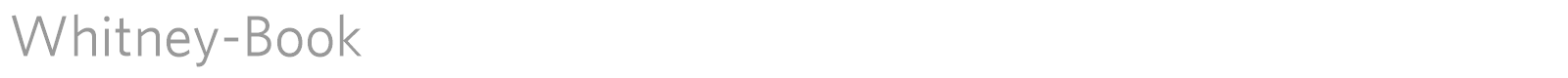 Whitney-Book font preview