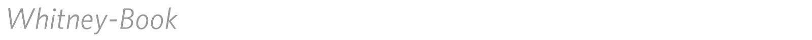 Whitney-Book font preview