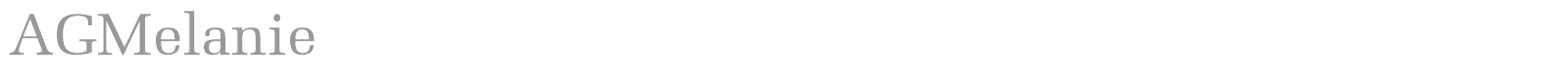 AGMelanie font preview