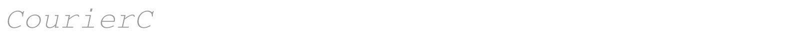 CourierC font preview