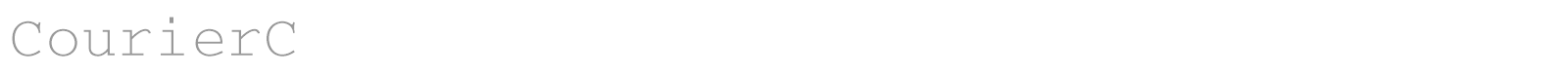 CourierC font preview