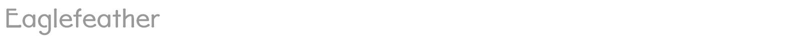 Eaglefeather font preview