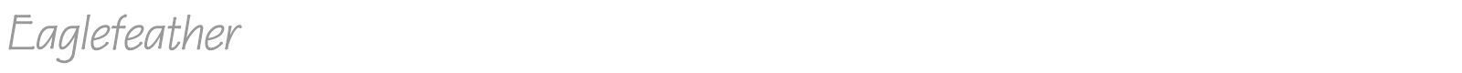 Eaglefeather font preview