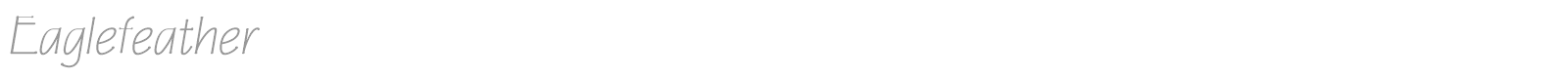 Eaglefeather font preview