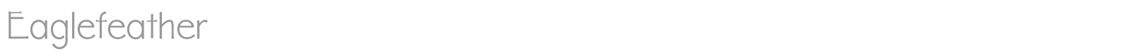 Eaglefeather font preview