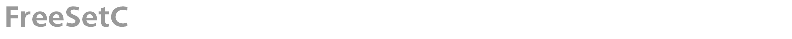 FreeSetC font preview